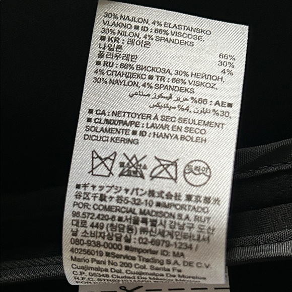 BANANA REPUBLIC Women’s Ponte Peplum Jacket Black Blazer Size 0 - Picture 15 of 16